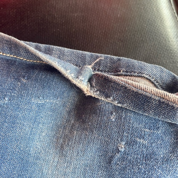 Vintage rare heart pocket patchwork super low rise Frankie B jeans size 2 - Picture 4 of 4